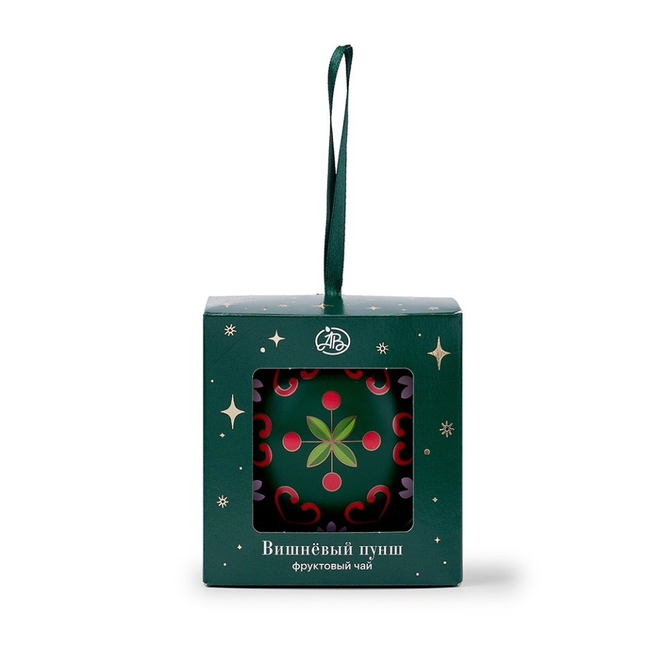 

Чай черный Азбука Вкуса Вишнёвый пунш Новогодний шар 20 г