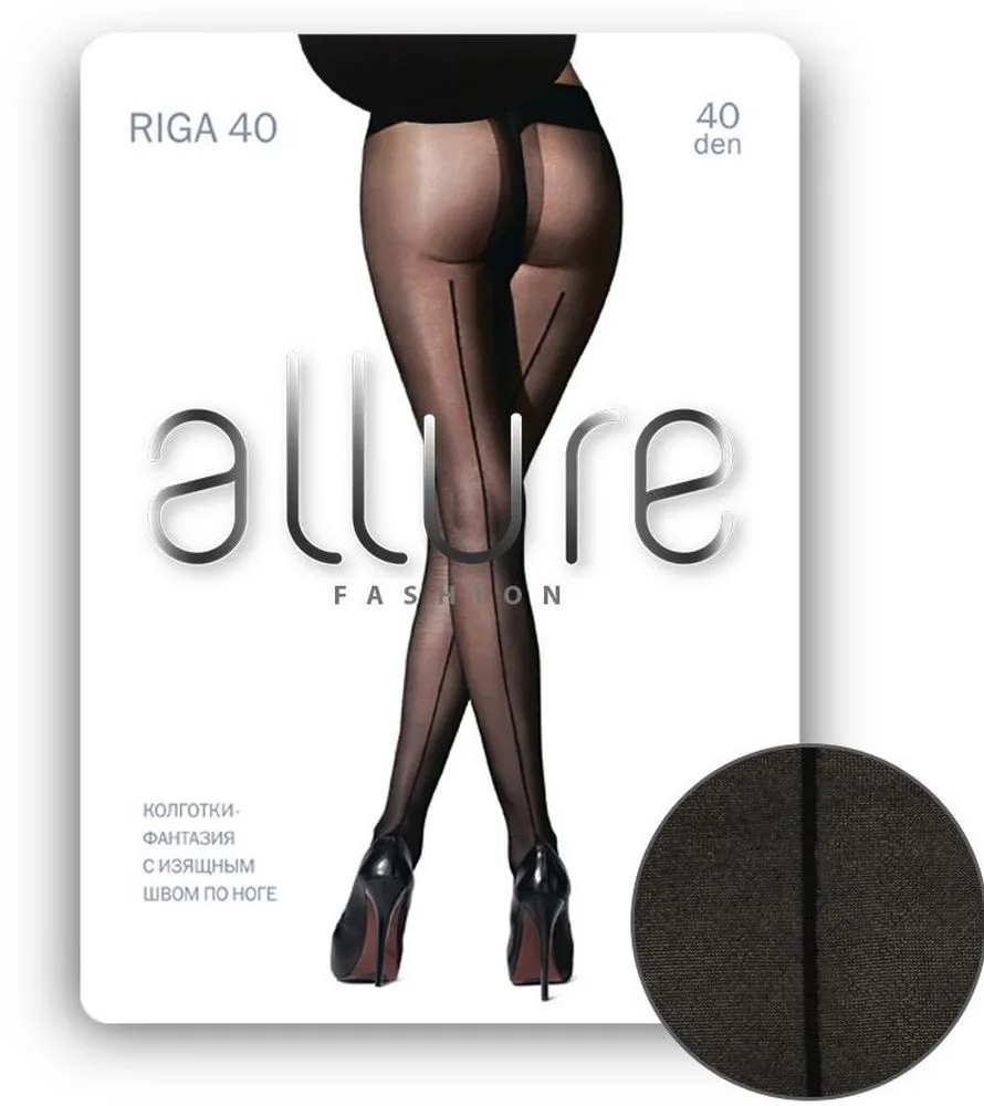 

Колготки женские Allure Riga 40 den Nero размер 2