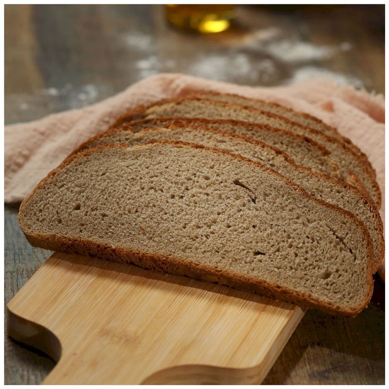 

Хлеб Хлебнаш Деревенский ржано-пшеничный половинка нарезка, 350 г