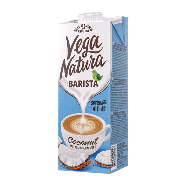 

Напиток кокосовый Vega Natura Barista 1.2% 1 л