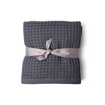 

Полотенце банное Азбука вкуса Детали графитовое вафельное 70 х 150 см