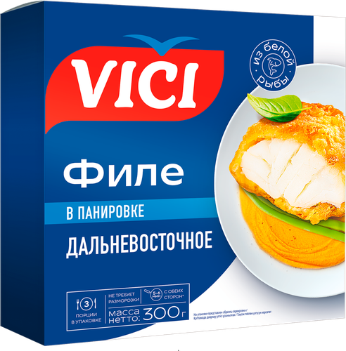 

Рыбное филе Vici Приорити Дальневосточное замороженное 300 г
