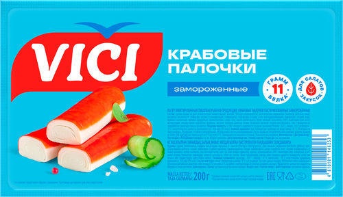

Крабовые палочки Vici Душа Океана замороженные