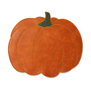 

Плейсмат «Азбука вкуса Детали» из искусственной кожи в форме тыквы 37х43 см, Китай