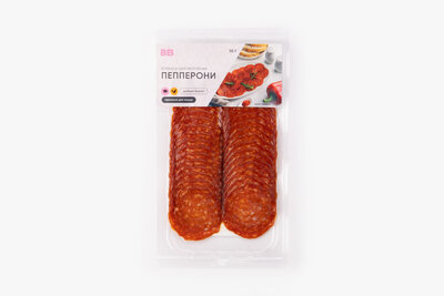 Колбаса Пепперони ВкусВилл с/к нарезка 70 г