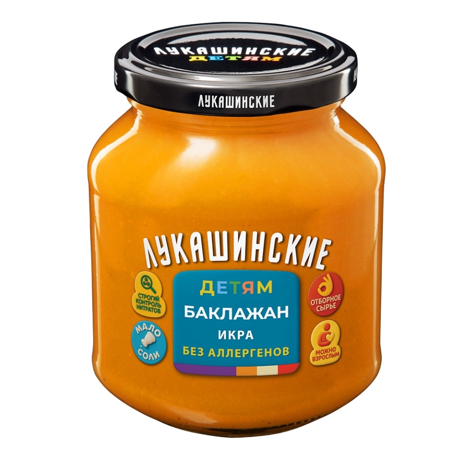 

Икра Лукашинские Детям баклажановая