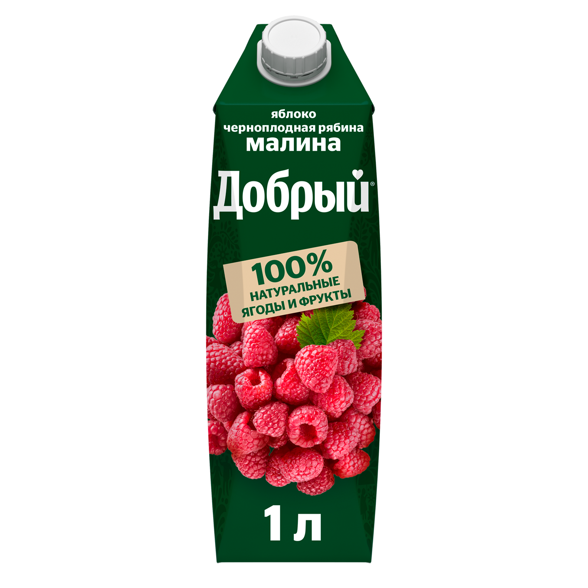 

Нектар Добрый Яблоко малина рябина 1 л