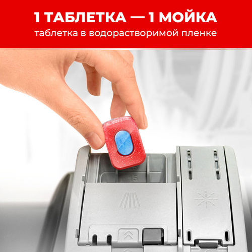 

Таблетки Сомат All in 1 Extra для посудомоечных машин 100 шт.