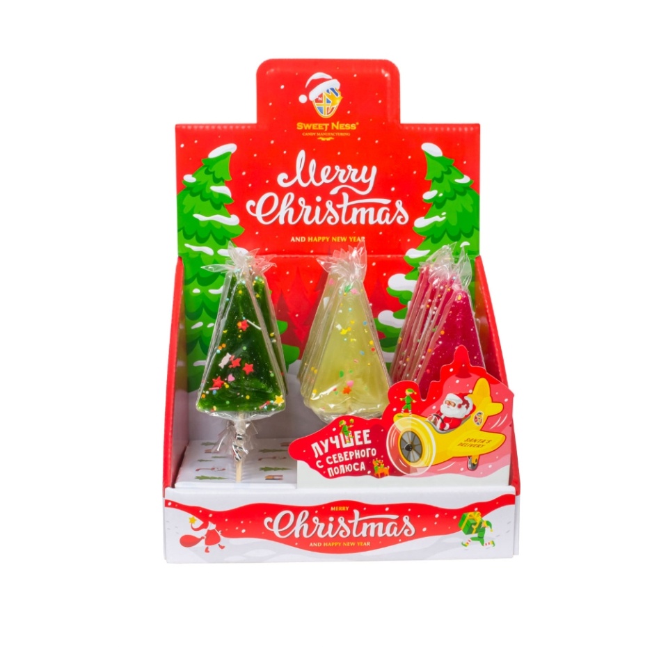 

Карамель леденцовая Sweet Ness Ели с посыпкой