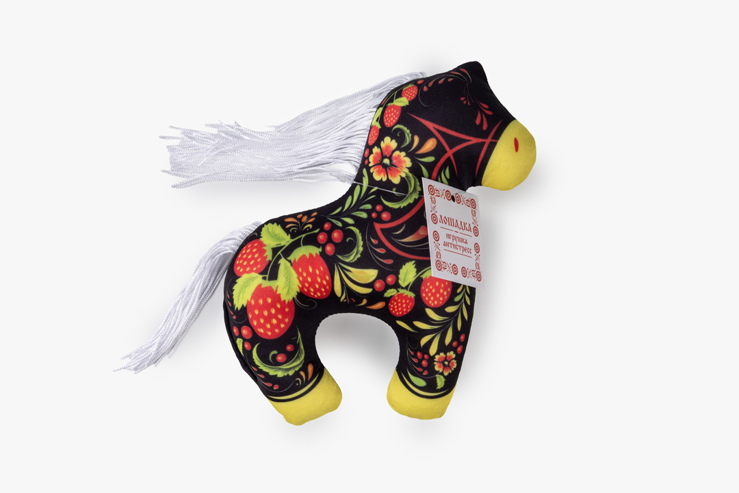 

Игрушка-антистресс ВкусВилл Лошадка мягкая цвет в ассортименте 1 шт.