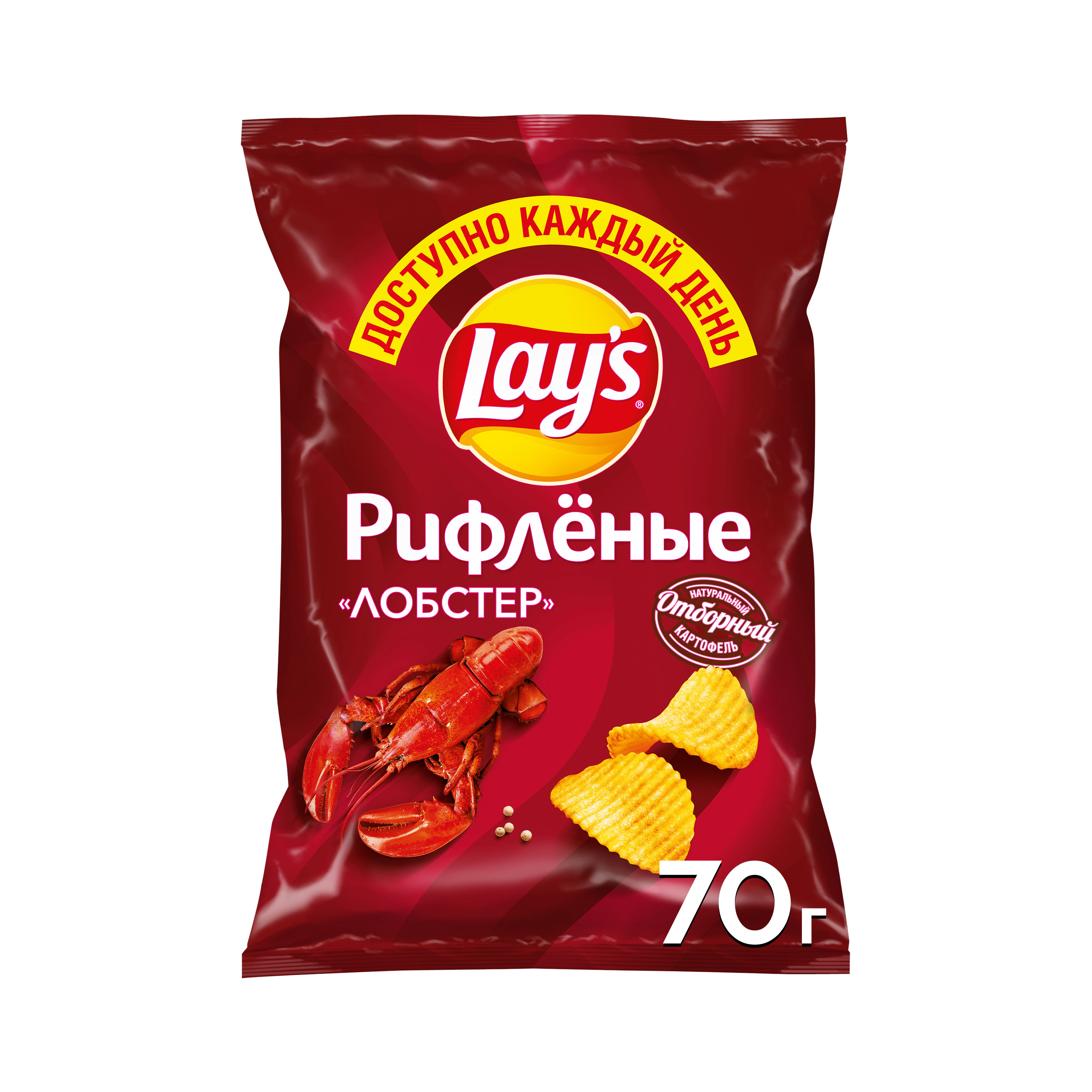 

Чипсы Lay's Рифленые Лобстер 70 г