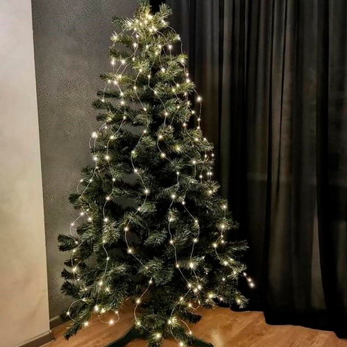 

Электрогирлянда Magic Time Конский хвост 600 micro LED 20 нитей 3 м теплый белый IP44