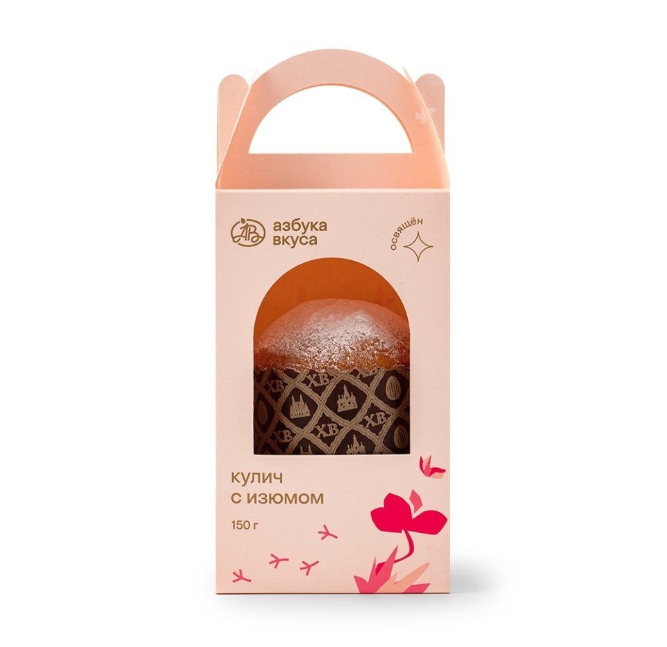 

Кулич Азбука вкуса с изюмом 150 г