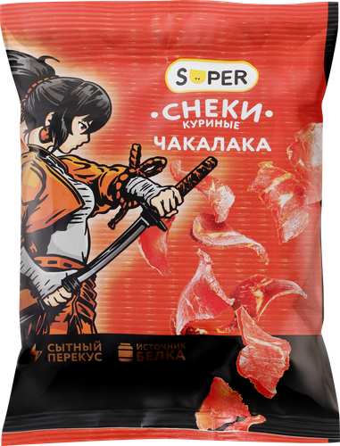 

Снеки Super сырокопченые Чакалака из курицы 70 г