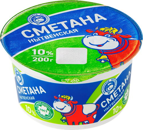 

Сметана Маслозавод Нытвенский 10% без змж 200 г