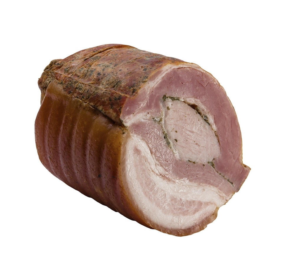 

Рулет варено-копченый Малаховский мясокомбинат Свинина По-Чешски со специями, вес