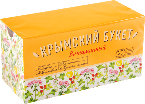 

Чай травяной Крымский букет Витаминный в пакетиках 20 шт 30 г