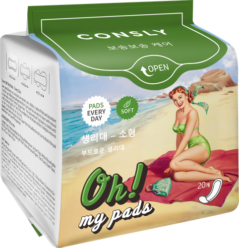 

Прокладки Consly Oh! My Pads ежедневные 20 шт.