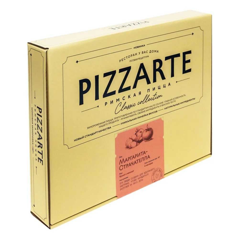 

Пицца Римская Pizzarte Маргарита Страчателла 400 г