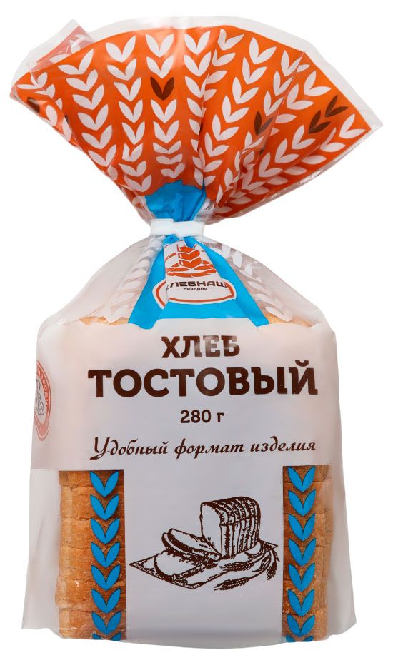 

Хлеб пшеничный Хлебнаш тостовый 280г