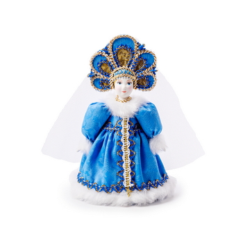 

Интерьерная кукла Кукольная мастерская на Ланском Снегурочка в кокошнике с фатой