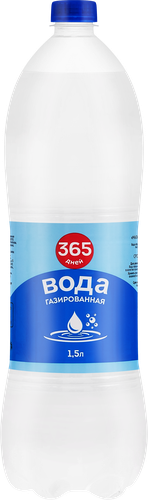 

Вода питьевая 365 Дней артезианская газированная, 1.5 л