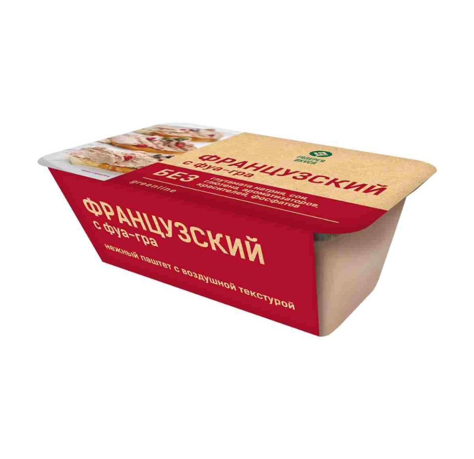 

Паштет Галерея вкуса Французский с Фуа-Гра мясо птицы 146 г