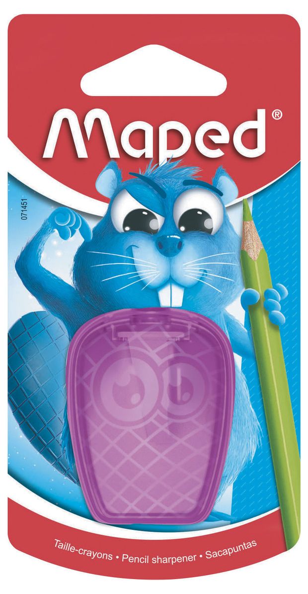 

Точилка Maped Pulse пластиковая 1 отверстие с контейнером в ассортименте