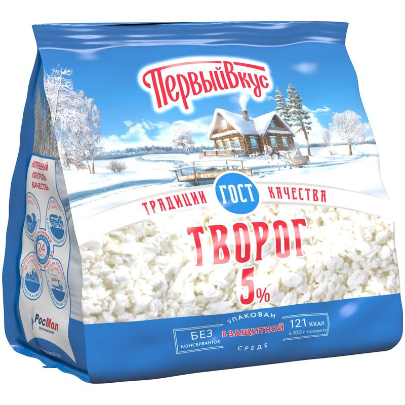 

Творог Первый вкус 5% 200 г