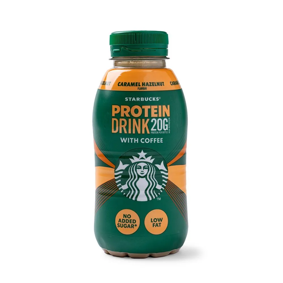 

Молочный кофейный напиток Starbucks с повышенным содержанием протеина со вкусом карамели и лесных орехов 330 мл