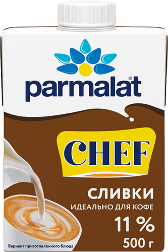 

Сливки Parmalat ультрапастеризованные 11% 500 г