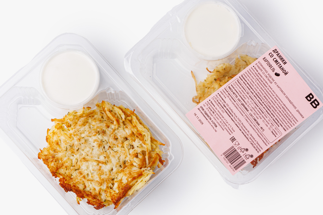 

Драники ВкусВилл со сметаной 160 г