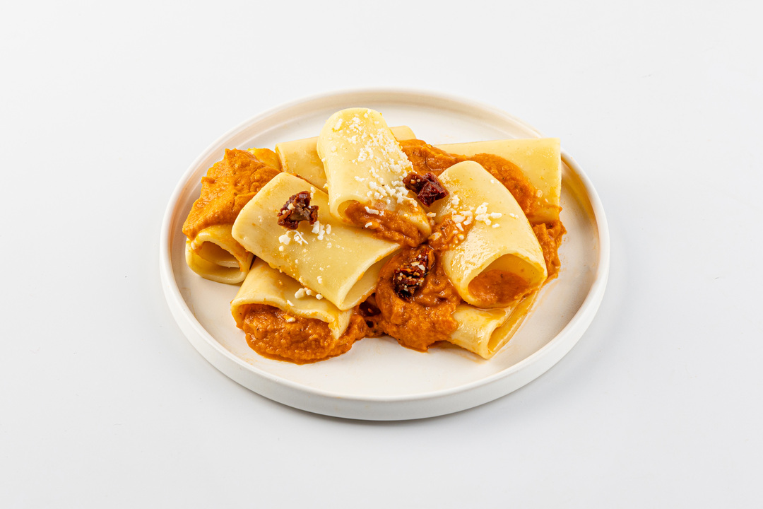 

Паста Паккери Фьордимонте ВкусВилл с помидорами и базиликом 250 г