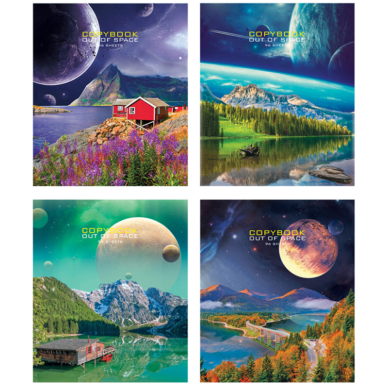 

Тетрадь BG Out of space А5 96 листов в клетку 1 шт. дизайн в ассортименте