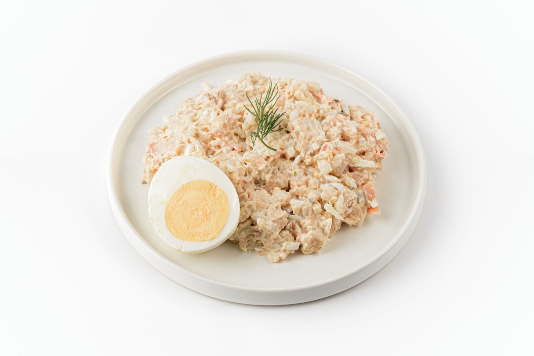 

Салат ВкусВилл из горбуши и риса 185 г