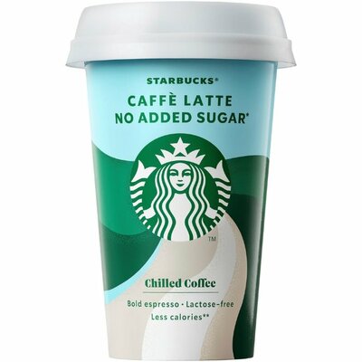 Напиток Starbucks Латте безлактозный без добавления сахара 220 мл