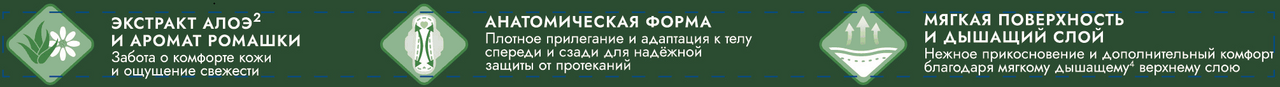 

Прокладки гигиенические Libretta Забота природы Ночная защита 14 шт.