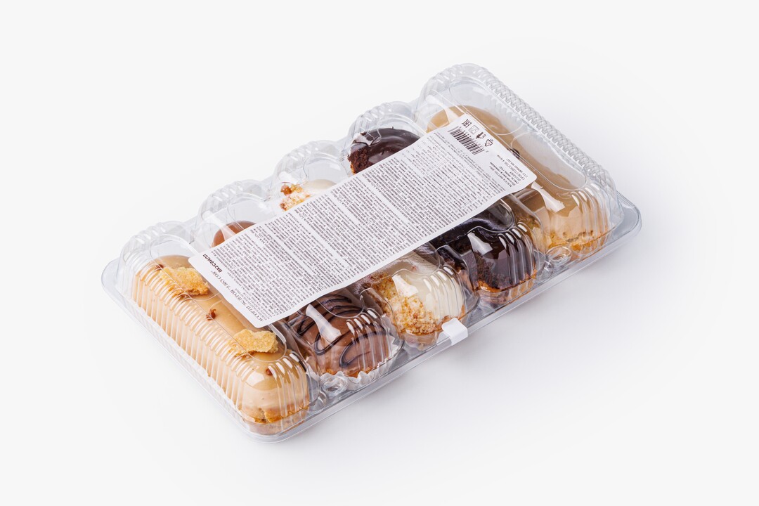 

Эклеры ВкусВилл Ассорти 5 вкусов 300 г