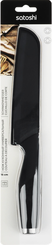 

Нож кухонный керамический Бусидо Satoshi, черный 15 см