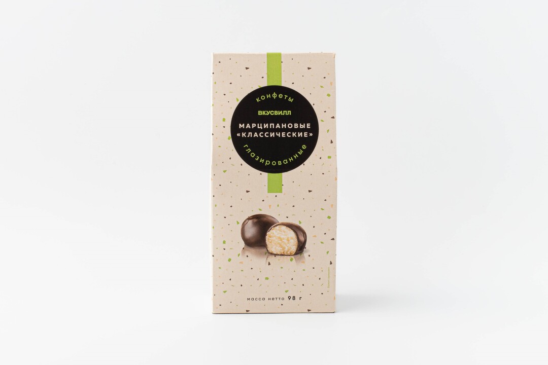 

Конфеты глазированные Марципановые классические 98 г