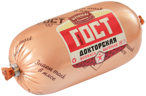 

Колбаса вареная ВЕРБИЦКИЕ Докторская ГОСТ, 400г