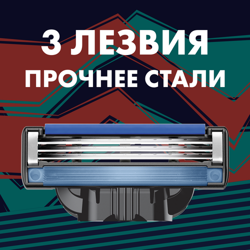 

Подарочный набор Gillette Mach3: бритва с 1 сменной кассетой 1 шт., пена для бритья 50 мл