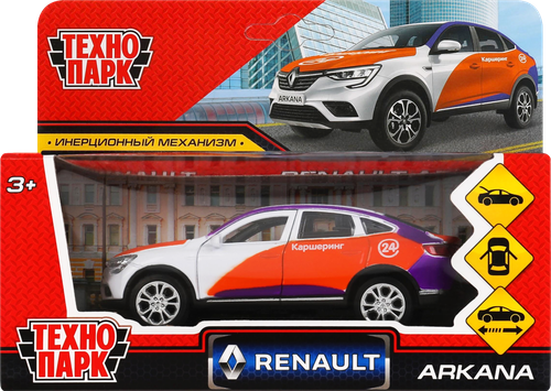 

Игрушка Технопарк Машина металл Каршеринг 12 см