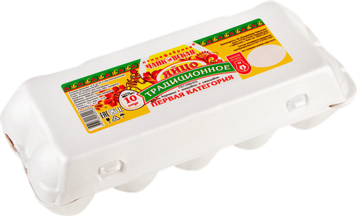 

Яйцо куриное ПФ Чайковская столовое С1 10 шт. 375 г