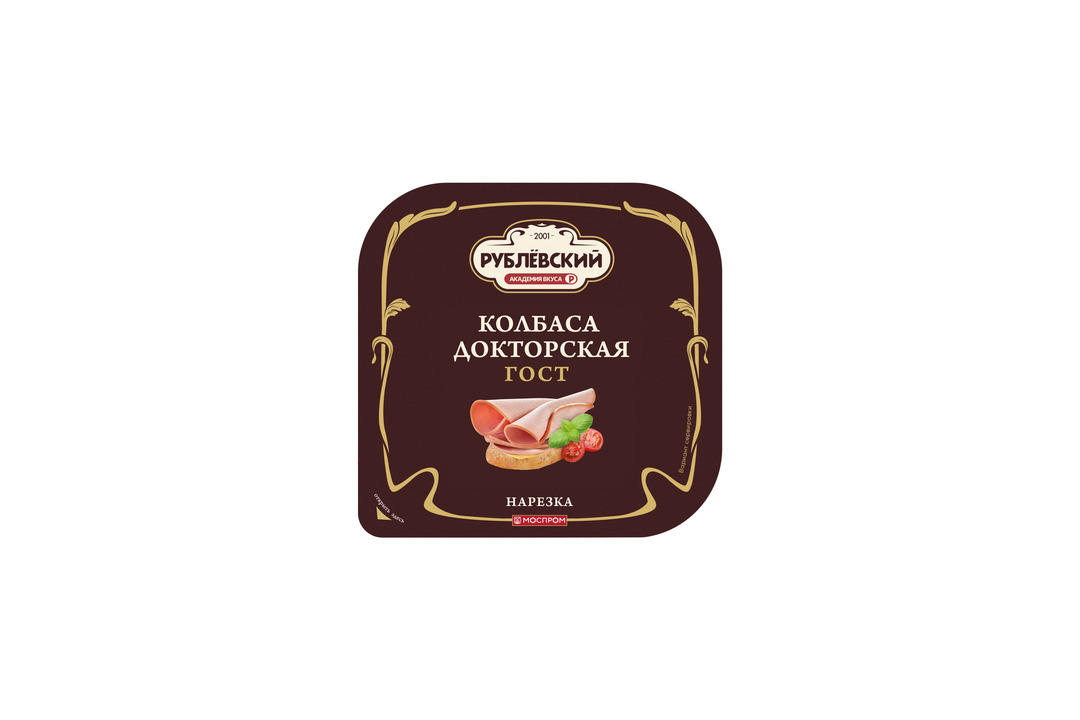 

Колбаса Рублевский Докторская вареная нарезка 190 г