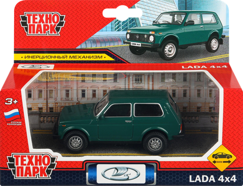 

Игрушка Технопарк Машина металл Lada 4x4 10 см