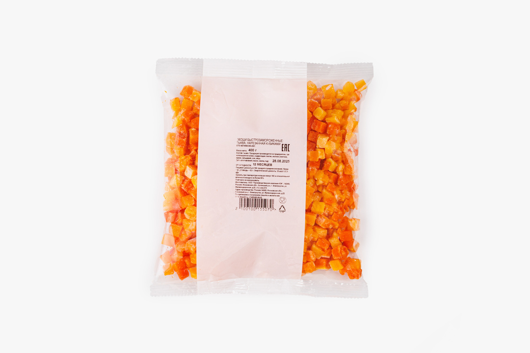 

Тыква кубиками замороженная