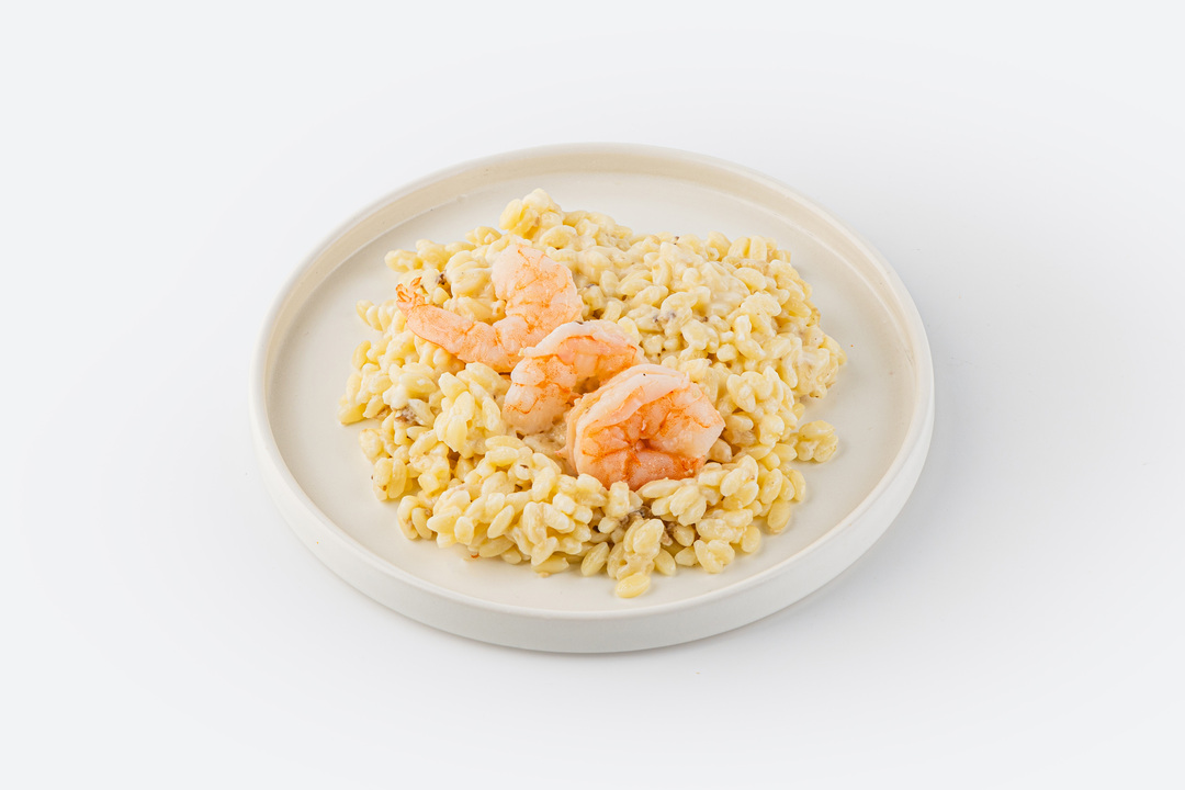 

Паста Ризони Фьордимонте ВкусВилл с креветками и ароматом трюфеля 240 г