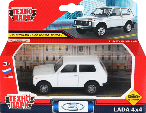 

Игрушка Технопарк Машина металл Lada 4x4 10 см