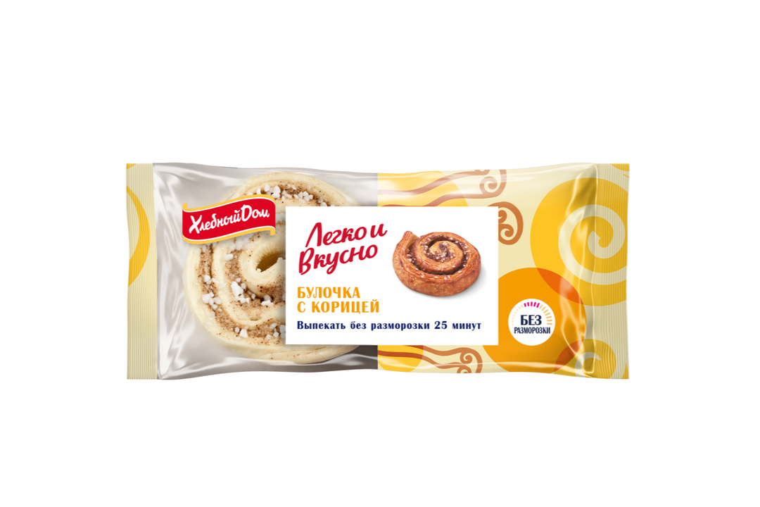 

Булочка Хлебный дом Легко и Вкусно с корицей 180 г